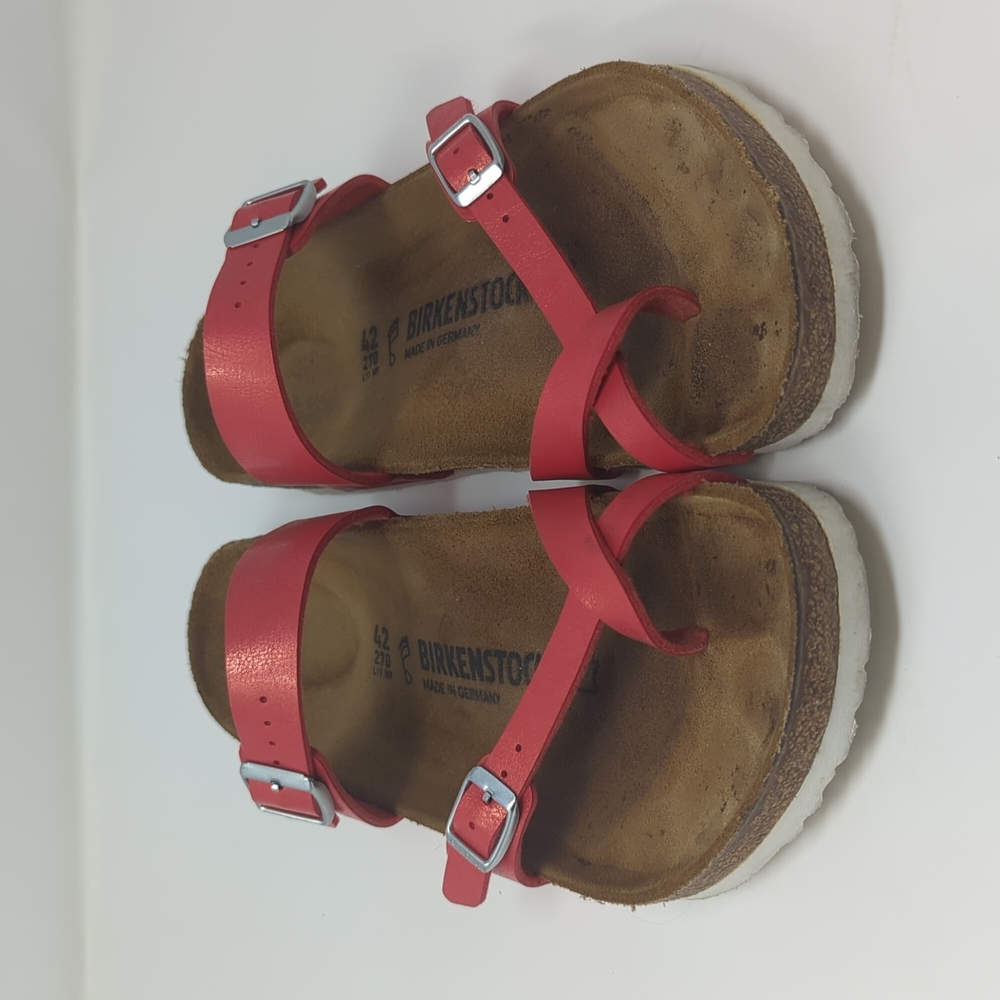 Birkenstock Coral & White Mayari